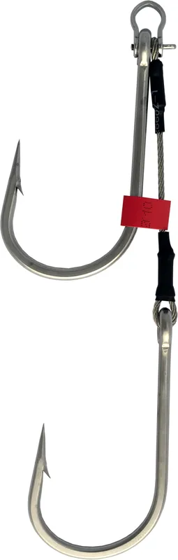 Black Magic AZ Dubble haak Montage 8/0 Voor Biggame Lures Gereduceerde Prijs